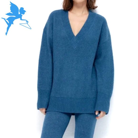 NWT ZARA Oversized Boyfriend Chunky Knit Sweater - Picture 1 of 8